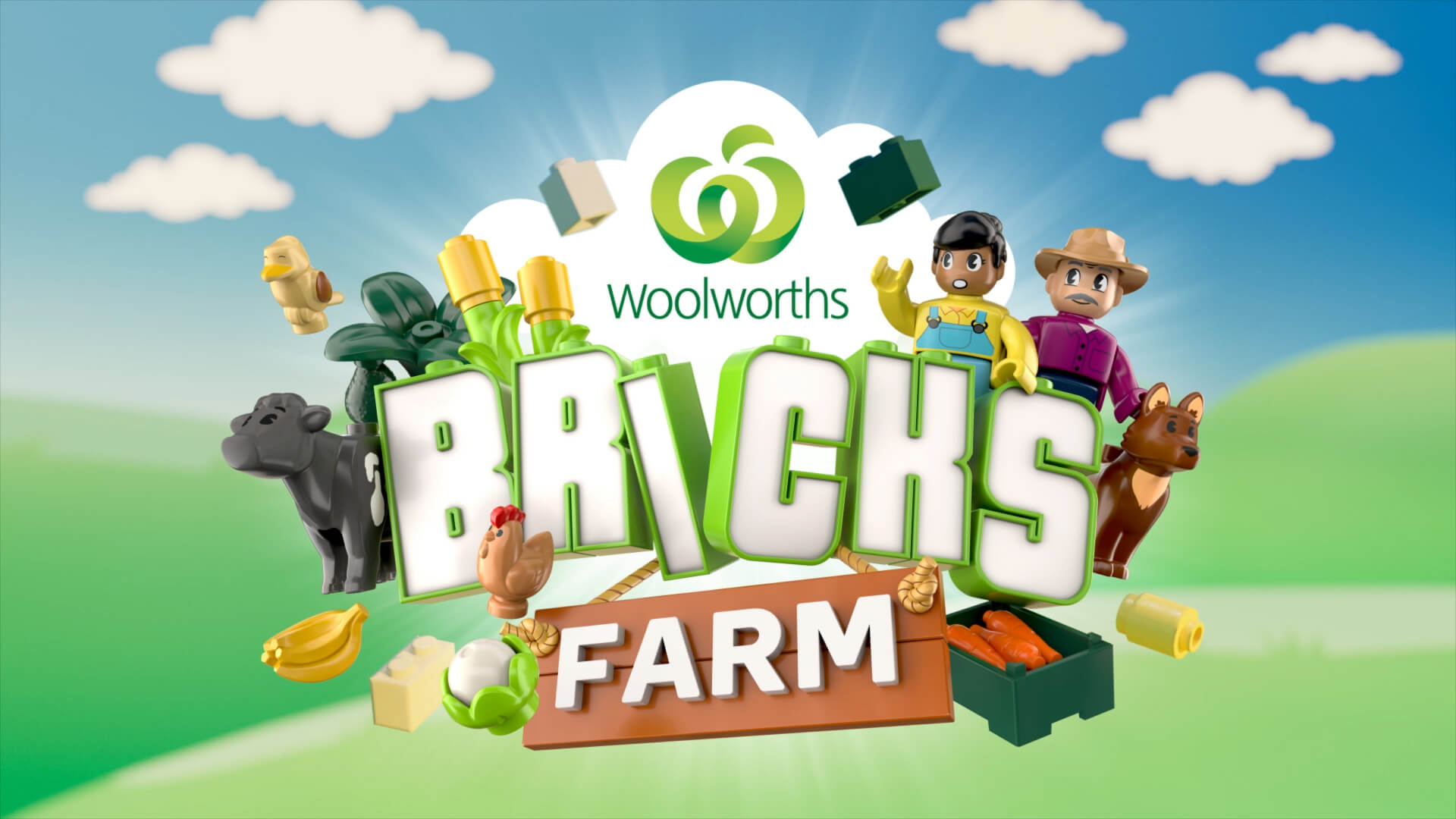 Image showing Woolworths Bricks Farm animation frame.